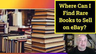 The Secret to Finding Valuable Books to Resell on eBay [upl. by Bullion]