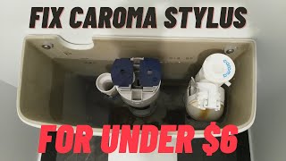 Fix leaking Caroma Stylus toilet for under 6 Stop that flushing sound [upl. by Islehc]