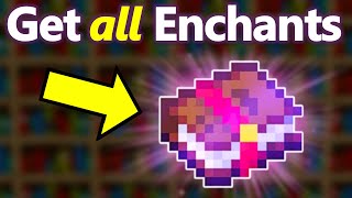 How to Get ALL 42 Enchantments FAST in Minecraft 121 Java  Bedrock [upl. by Hnamik]