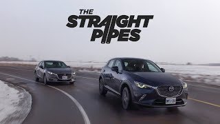 2018 Mazda3 Sport vs Mazda CX3 Review [upl. by Eniawtna]