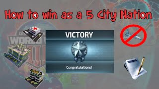 How to win as a 5 City Nation Conflict of Nations WW3 [upl. by Anett624]