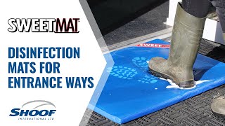 Sweetmat  Disinfection mats for entrance ways [upl. by Imiaj]