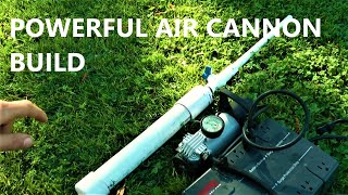 how to make a pvc air cannon super cheap 1 day build [upl. by Stanly]