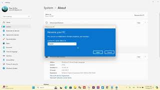 How to Rename Your PC in windows 11 [upl. by Blondy]