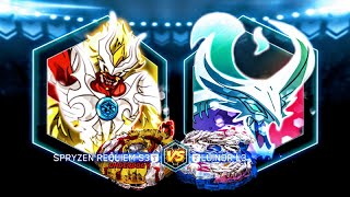 Beyblade Burst Evolution Hasbro App Spryzen Requiem vs Nightmare Lúinor [upl. by Martreb87]