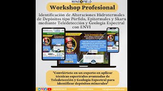 Curso de Identificación de alteraciones hidrotermales mediante Teledetección y Geología Espectral [upl. by Easter421]