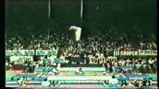 1986 Trampoline World Champion Lionel Pioline [upl. by Asihtal]