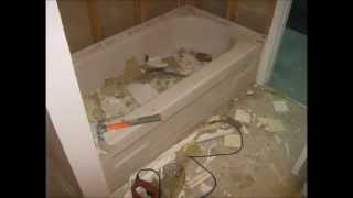 How to renovate a water damaged bathroom [upl. by Novat721]