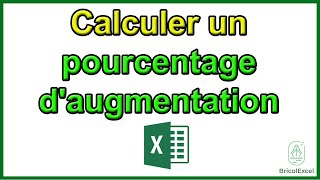 Comment calculer un pourcentage daugmentation sur excel [upl. by Aimekahs]