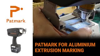 Patmark for Marking Aluminium Extrusion [upl. by Nike]