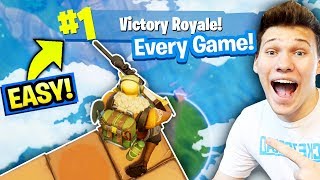 HOW TO WIN SOLO FORNITE 9999 OF THE TIME BEST STRATEGY Fortnite Battle Royale [upl. by Esinehc291]