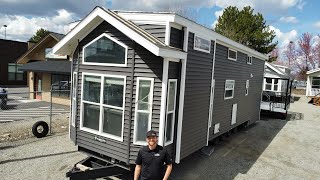 THE BEST TINY HOME WITH AN ENCLOSED LOFT [upl. by Allenaj]