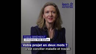 Diane Brément  Sanofi  Les Rencontres RSE du Leem 2023 [upl. by Sonafets738]