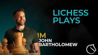 IM John Bartholomew Lichess Plays November 6 2022 [upl. by Clementi]