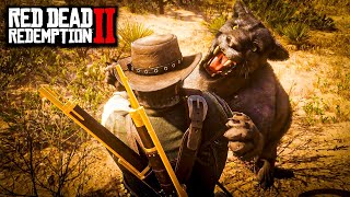 CAÇADA BRUTAL FEROZ SUÇUARANA LENDÁRIA E SEU AMULETO DE PRESA  RED DEAD REDEMPTION 2 [upl. by Marthe]