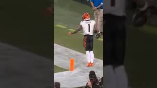 Jamarr Chase TD shorts bengals ravens nfl [upl. by Ynahpets]