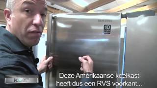 Samsung RS61681GDSR review en unboxing Amerikaanse koelkast [upl. by Rima]