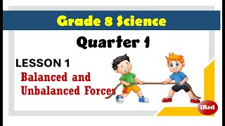 Balanced and Unbalanced Forces Science 8 Quarter 1 Week 1 [upl. by Thin769]