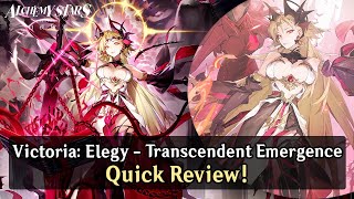 Alchemy Stars The Best Fire Sniper Victoria Elegy  Transcendent Emergence Quick Review [upl. by Calandra]