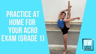 Grade 1 Acro Exam Practice IDTA Session [upl. by Aninep23]