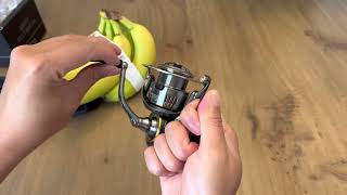 Unboxing 23 DAIWA AIRITY PC LT3000XH fishing reel [upl. by Yelknirb]