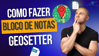 BLOCO DE NOTAS PARA GEOSETTER 2024 googlemeunegócio geosetter marketingdigital 2024 [upl. by Ahcrop532]