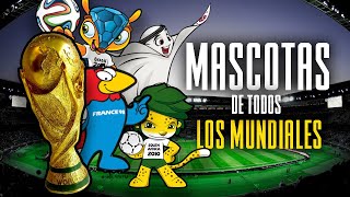 Todas las MASCOTAS de las COPAS DEL MUNDO [upl. by Norward]