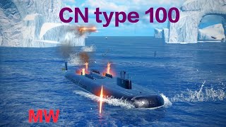 modern warships submarine CN TYPE 100 [upl. by Kalvin]