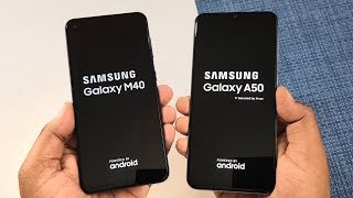 Samsung Galaxy M40 vs Galaxy A50 SpeedTest amp Camera Comparison [upl. by Channing603]