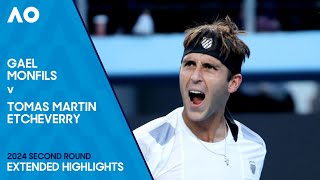 Gael Monfils v Tomas Martin Etcheverry Extended Highlights  Australian Open 2024 Second Round [upl. by Hurwitz]