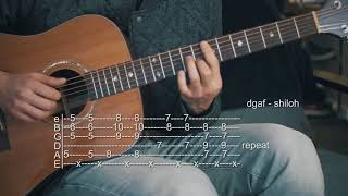 How To Play DGAF  Shiloh  Guitar Tabs [upl. by Harding]