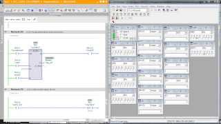 Simulation of counter CTU CTD CTUD SCUD SCU SC CUCD in Tia Portal V12 [upl. by Yllor269]