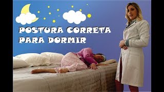 Postura Correta para Dormir [upl. by Rozele]