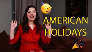 Most celebrated American holidays [upl. by Ariait]