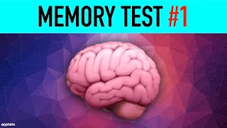 MEMORY TEST GAME 1  Memorize 3 Pictures amp Answer 5 Questions  Brain Training Games [upl. by Sirromal]