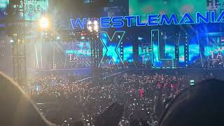 Roman Reigns Entrance LIVE at Wrestlemania 40 Night 2 [upl. by Ambros]