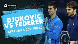 When Novak Djokovic Played Roger Federer in the 2015 Nitto ATP Finals Final [upl. by Alyekahs112]