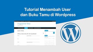 Tutorial Menambah User dan Buku Tamu [upl. by Mattheus]