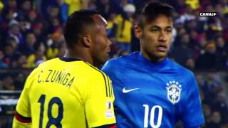 La Pelea Neymar vs Zuñiga y Bacca Colombia 1 vs Brasil 0 [upl. by Eednim885]