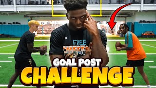 Tyreek Hill LOSES 10000  Goalpost Challenge [upl. by Levon]