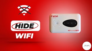 How to Hide WIFI on Airtel Pocket MiFi [upl. by Luhey283]