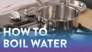 How to Make Boiled Water  Foodcom [upl. by Charley]