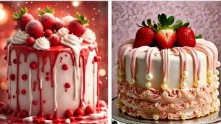 🍓 Luscious Strawberry Delight Cake A Berry Sweet Indulgence 🍰✨ [upl. by Midge318]