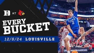 Duke 76 Louisville 65  Every Bucket 12824 [upl. by Hosfmann]