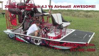 2002 Diamondback V6 Airboat [upl. by Denis]