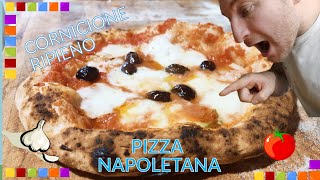 🍕PIZZA NAPOLETANA👨‍🍳 CON CORNICIONE RIPIENO🍕 24H LIEVITAZIONEFORNO EFFEUNO [upl. by Isolda]