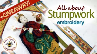 An indepth look at the stumpworkraised embroidery technique what it is amp many examples Flosstube [upl. by Dnalsor]