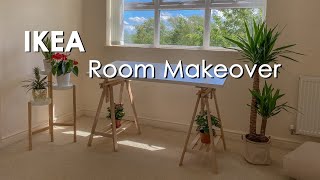 IKEA Room Makeover  Creating A Home Office [upl. by Barn930]