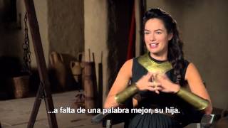 300 El Origen de un Imperio  Entrevista Lena Headey Reina Gorgo HD [upl. by Rogergcam]