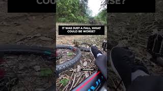 IT WAS JUST A FALL WHAT COULD BE WORSE mtb bicycle mountainbike downhill [upl. by Zinah]